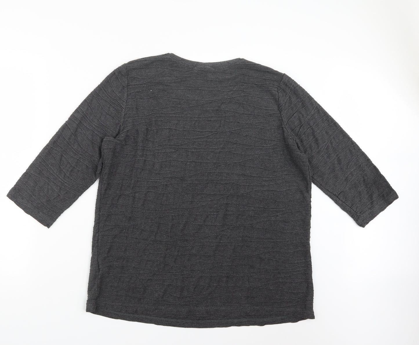 Canda Womens Grey   Basic T-Shirt Size XL