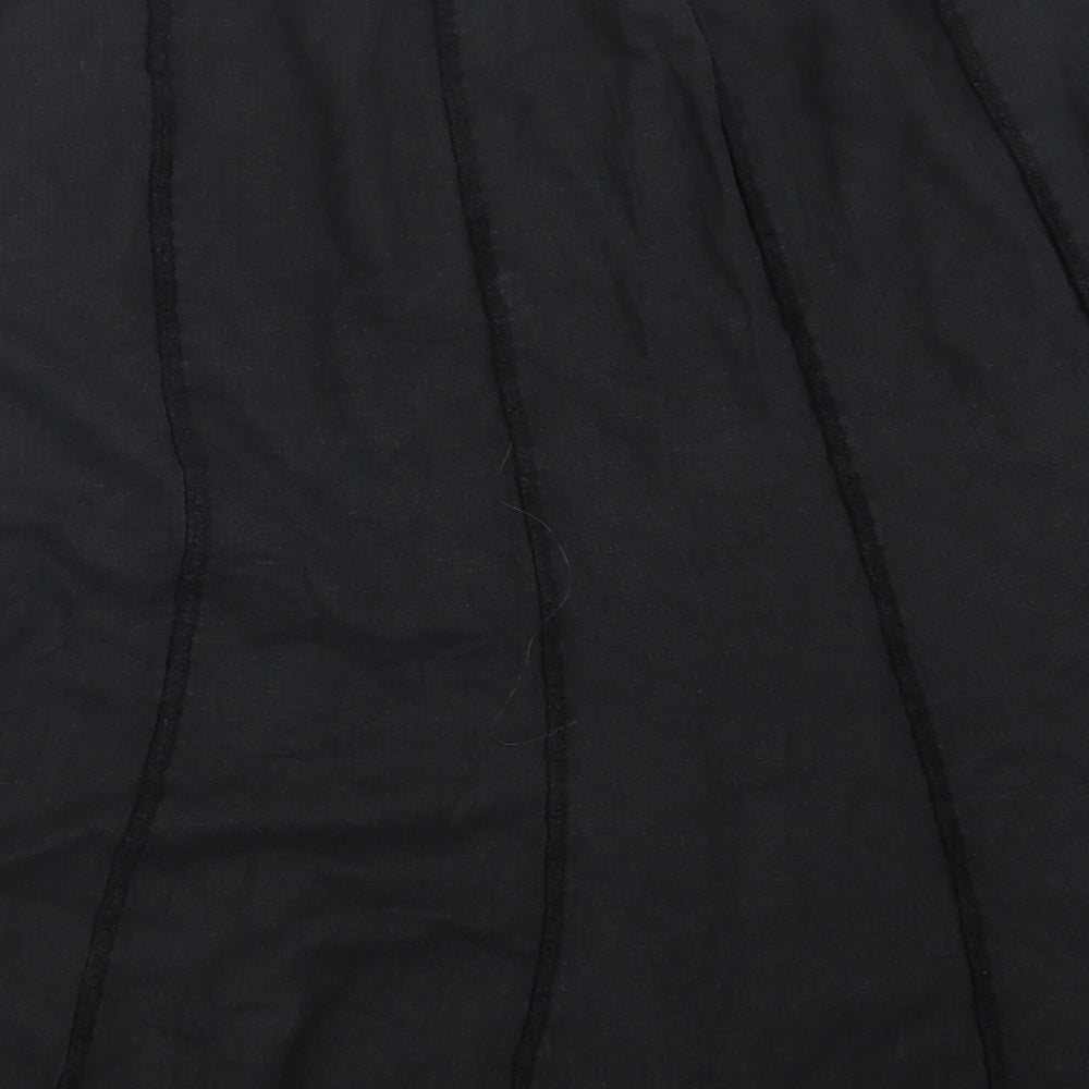 Marks and Spencer Womens Black   A-Line Skirt Size 24
