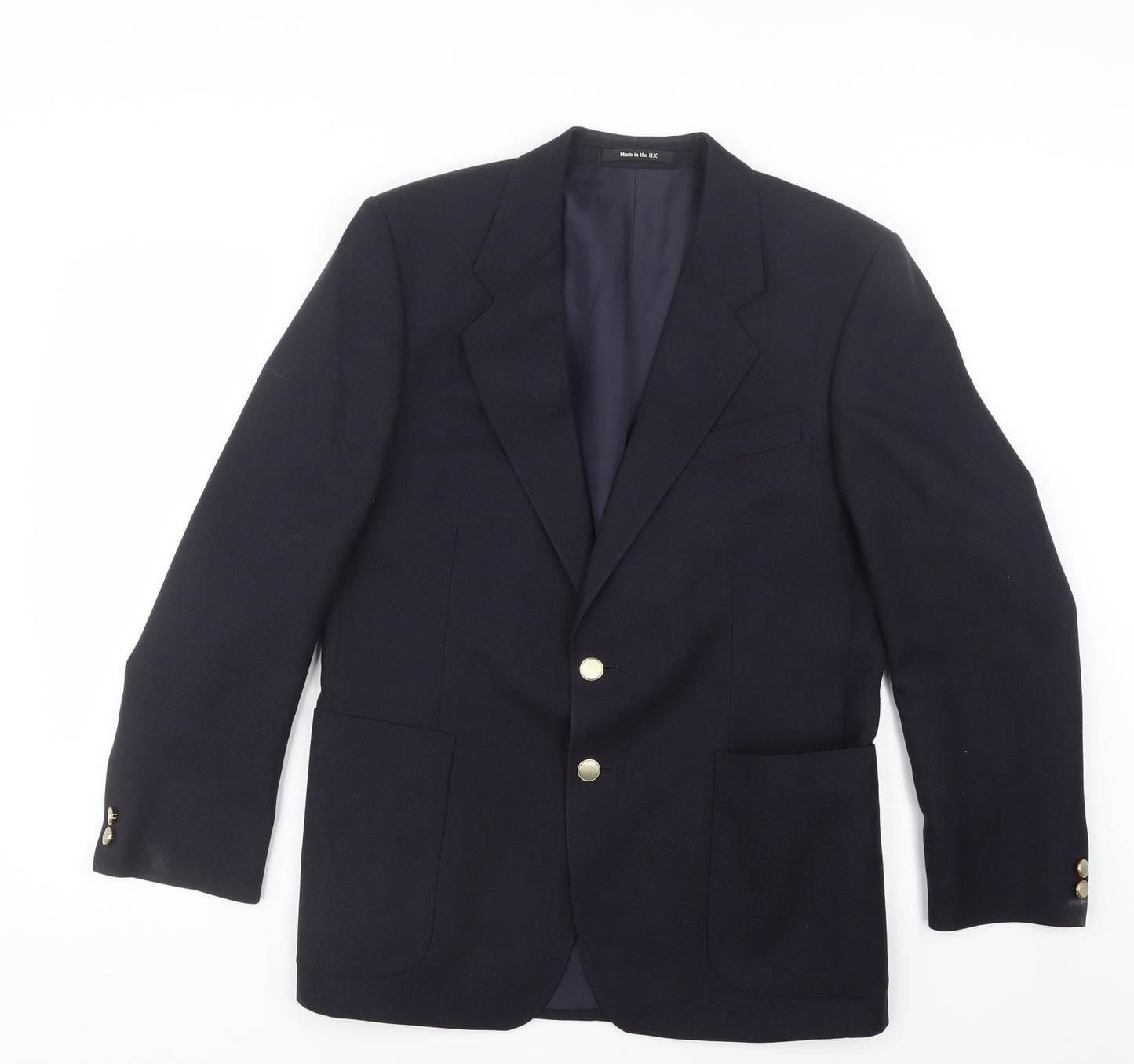 St Michael Mens Blue    Suit Jacket Size 36