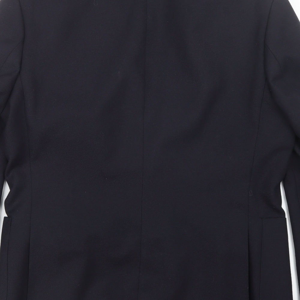 St Michael Mens Blue    Suit Jacket Size 36
