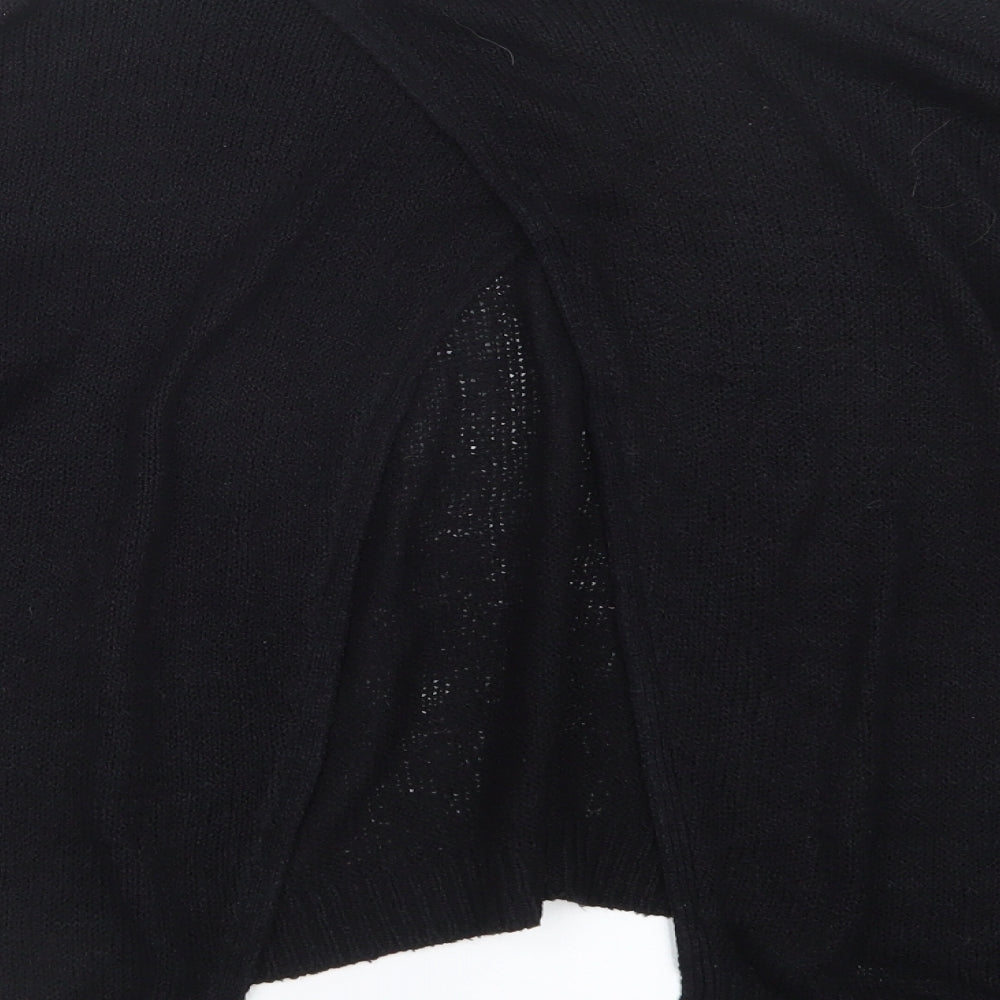 New Look Womens Black  Knit Pullover Jumper Size S