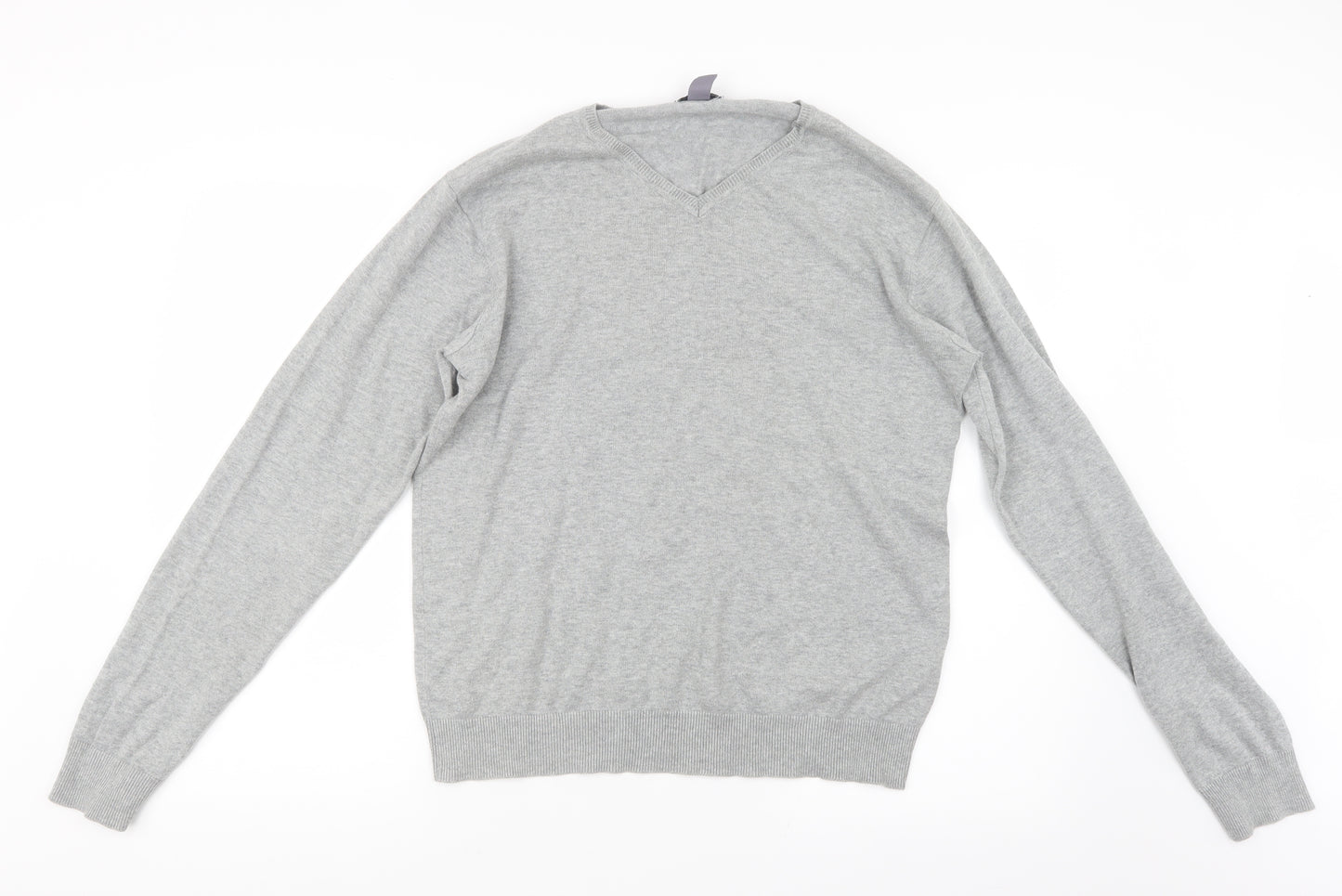 H&M Womens Grey  Knit Pullover Jumper Size M