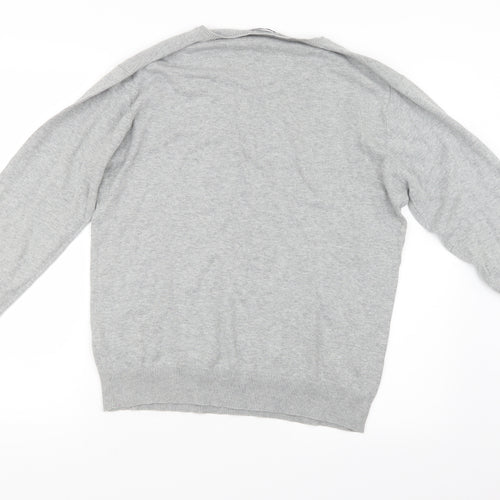 H&M Womens Grey  Knit Pullover Jumper Size M