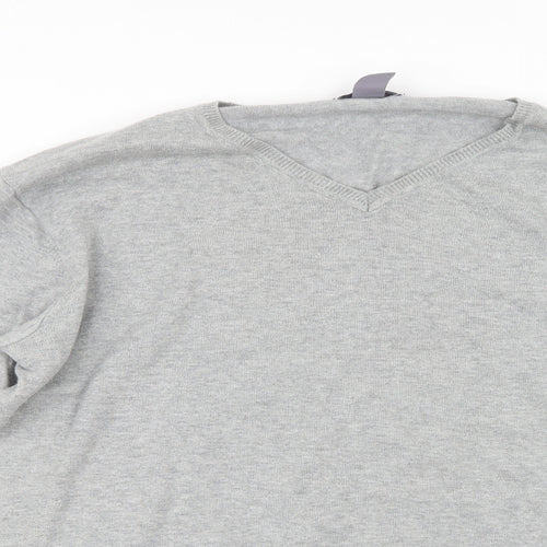 H&M Womens Grey  Knit Pullover Jumper Size M