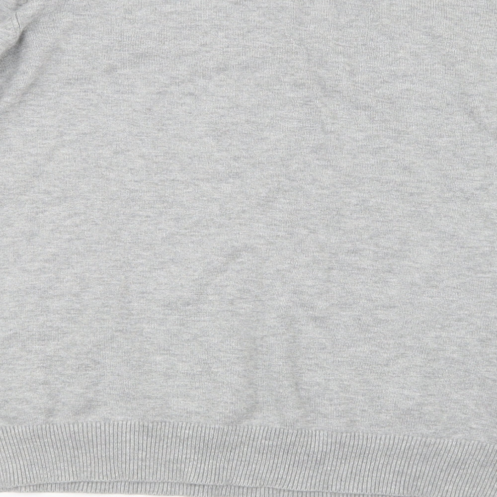 H&M Womens Grey  Knit Pullover Jumper Size M