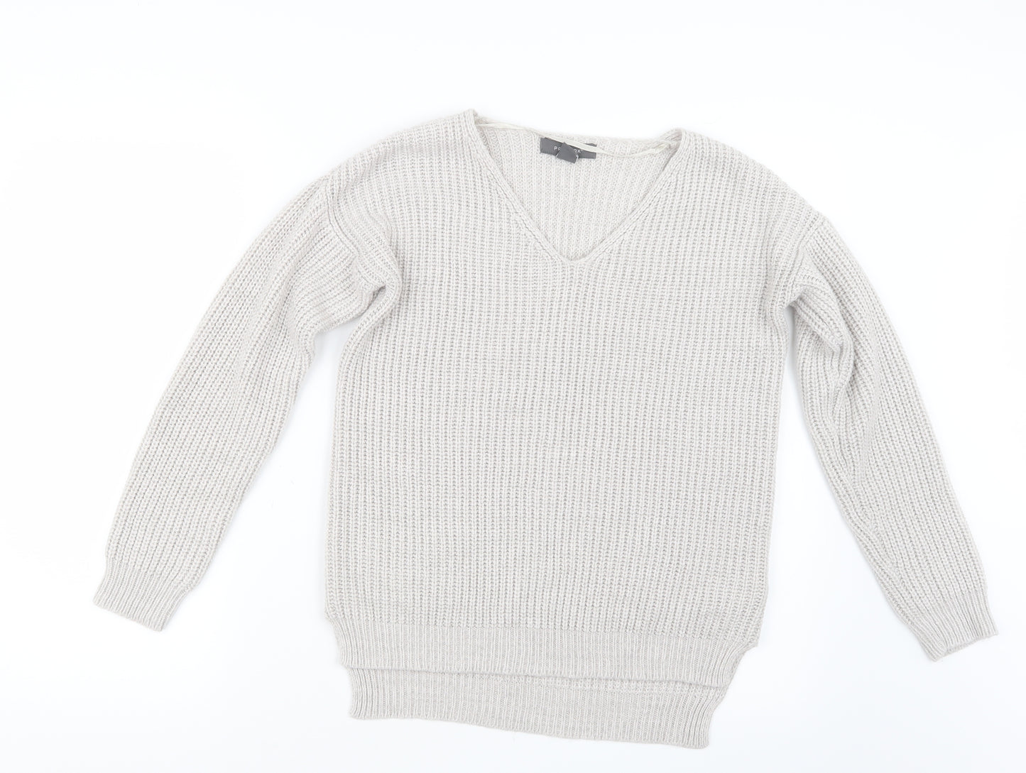 Primark Womens Beige  Knit Pullover Jumper Size 6