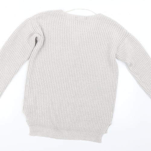 Primark Womens Beige  Knit Pullover Jumper Size 6