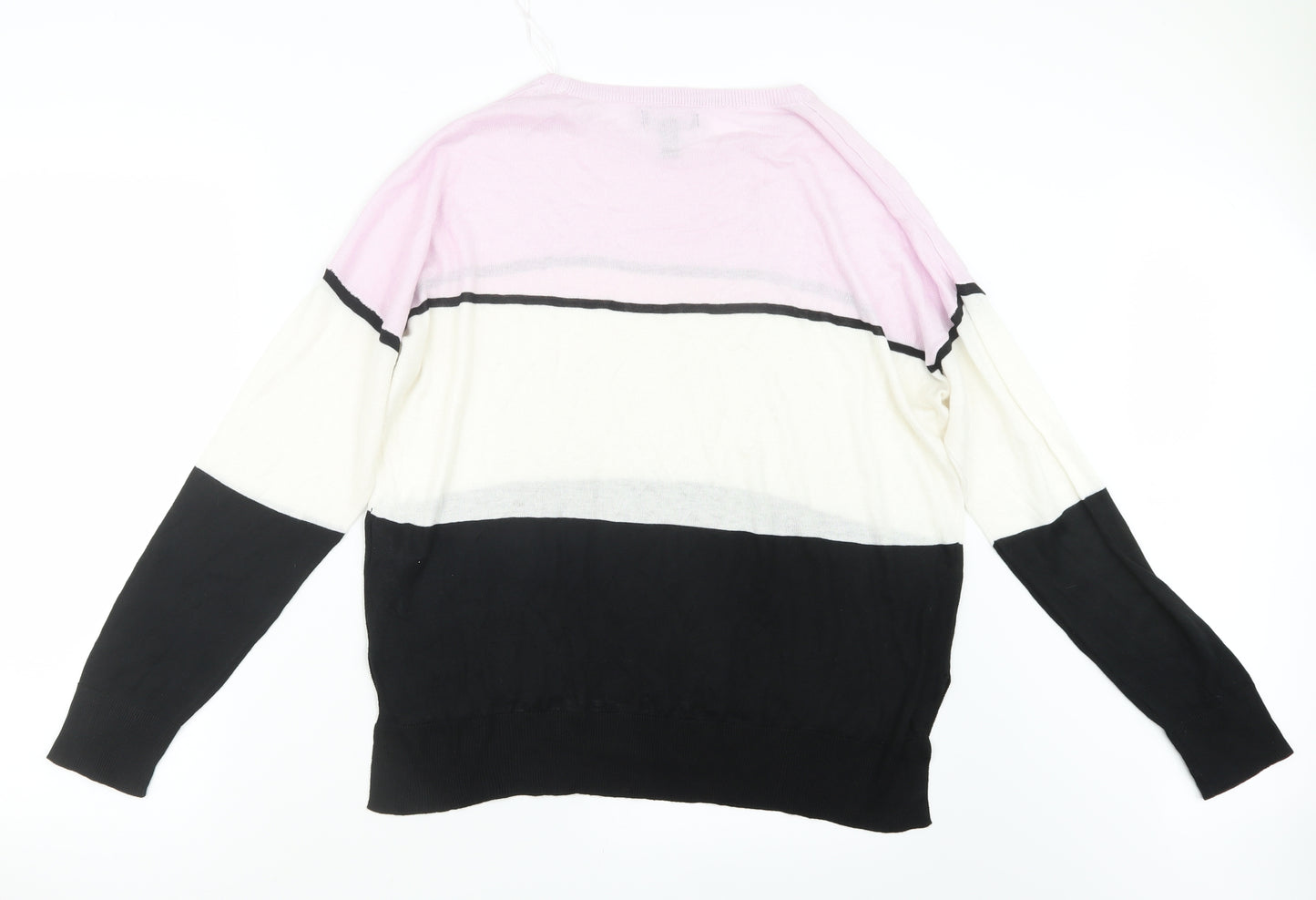 New Look Womens Black  Knit Pullover Jumper Size M