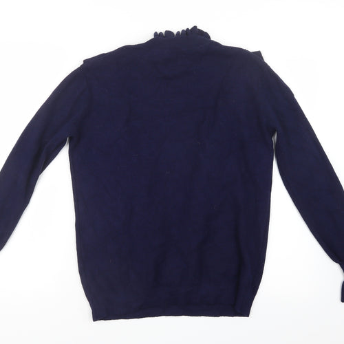 Sweewe Womens Blue  Knit Pullover Jumper Size L