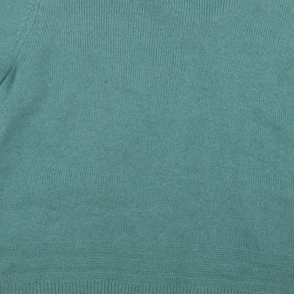 Marks and Spencer Womens Green  Knit Cardigan Jumper Size 16