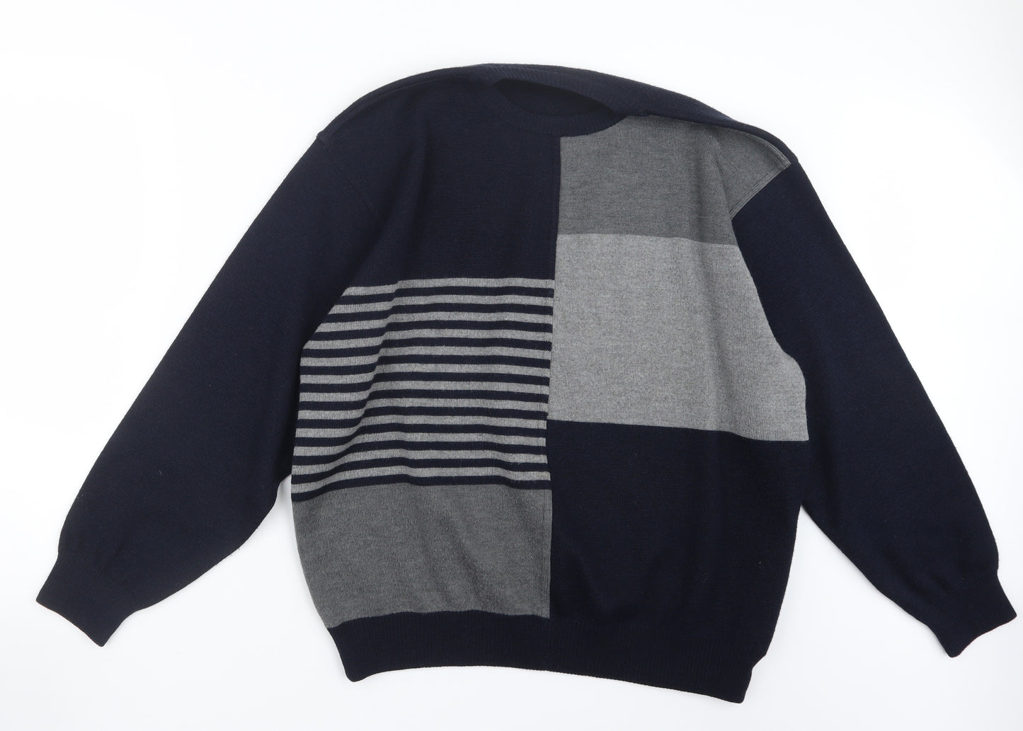 Marks and Spencer Mens Blue  Knit Pullover Jumper Size L