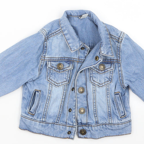 TU Baby Blue  Denim Jacket  Size 12-18 Months