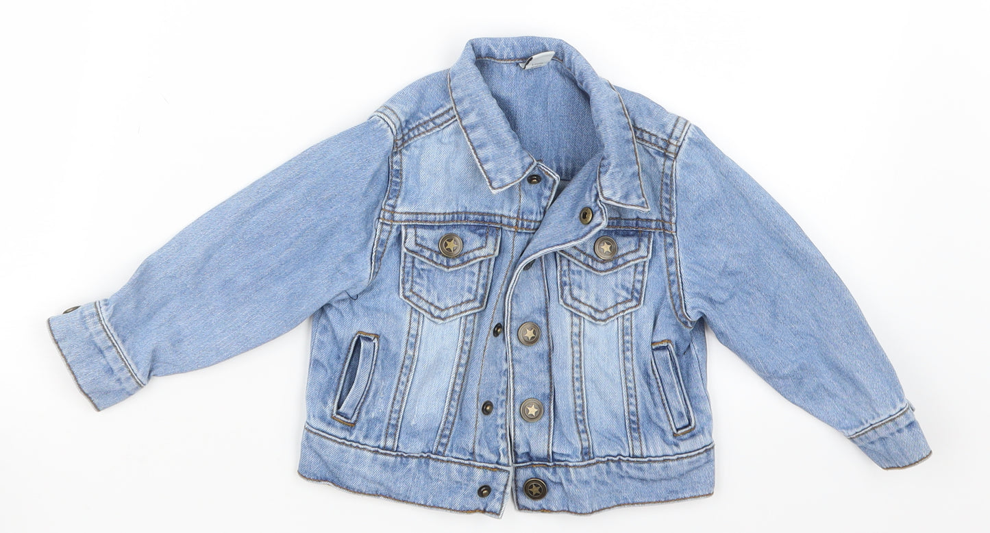 TU Baby Blue  Denim Jacket  Size 12-18 Months