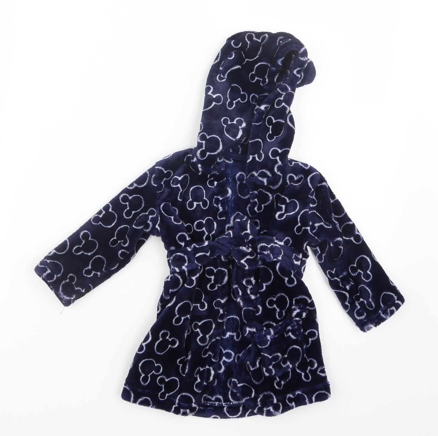 George Boys Blue Geometric  Babydoll Gown Size 6-9 Months  - Mickey Mouse