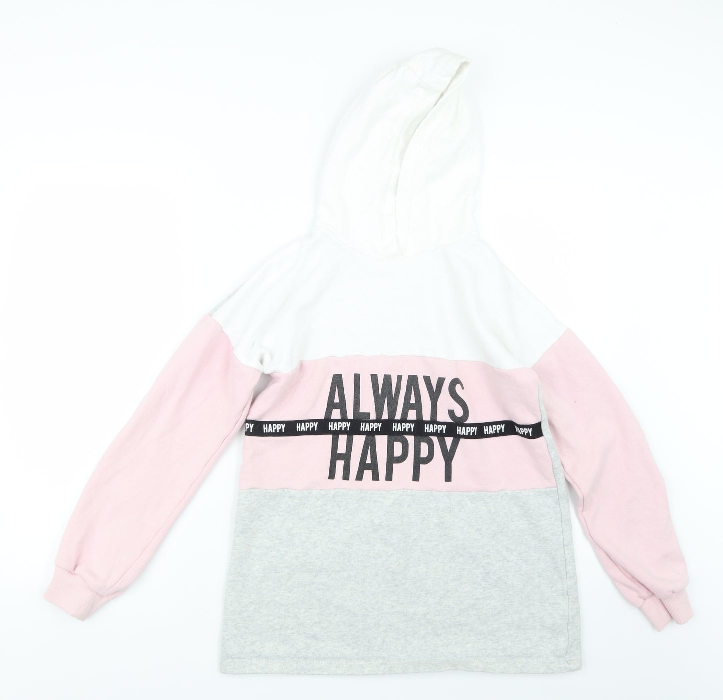 F&F Girls Pink   Pullover Hoodie Size 13-14 Years