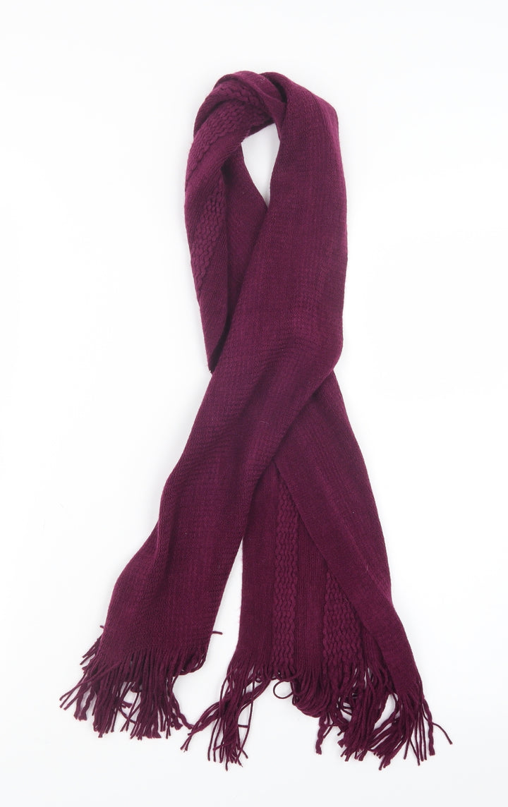 BHS Womens Purple Knit Scarf
