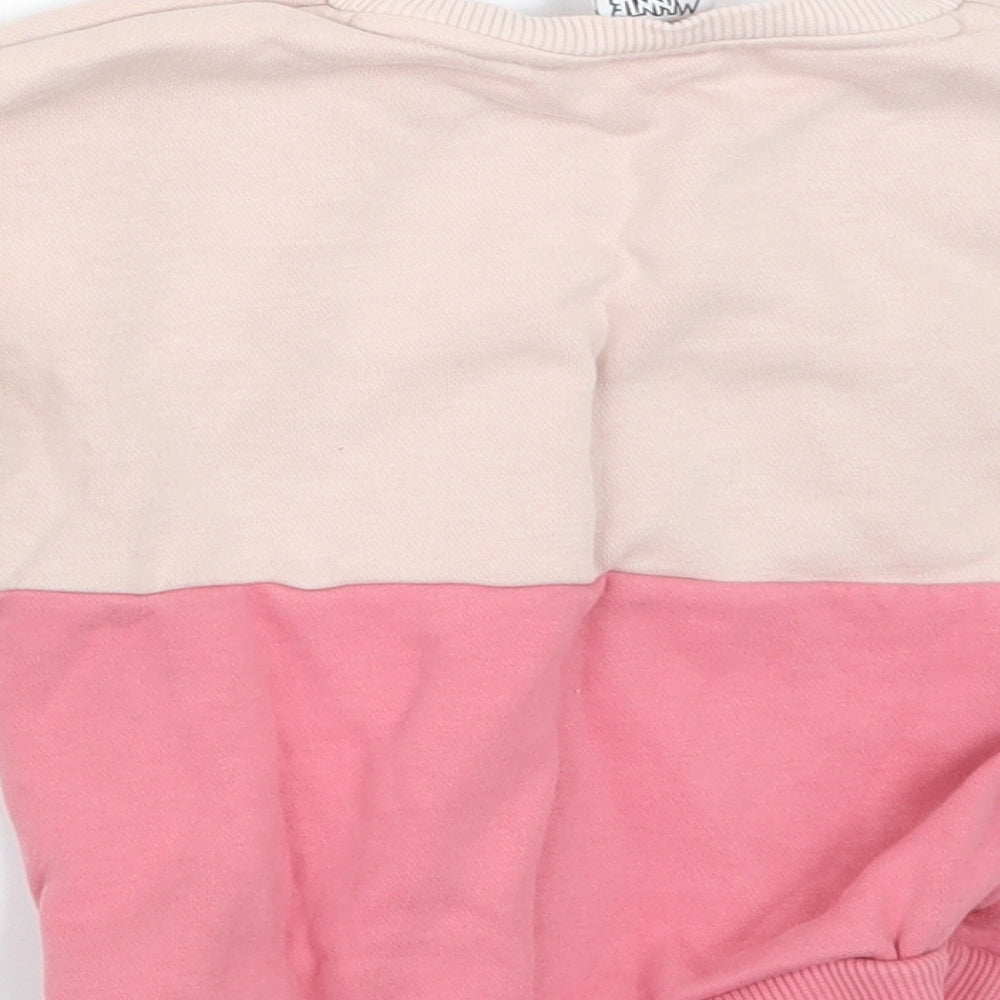 Tesco Girls Pink   Pullover Jumper Size 2-3 Years  - Minnie Mouse