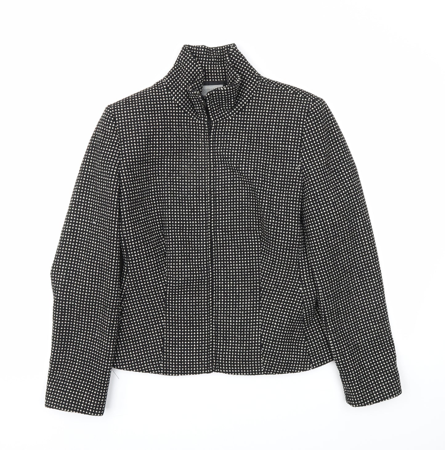M&S Womens Black   Jacket Blazer Size 12