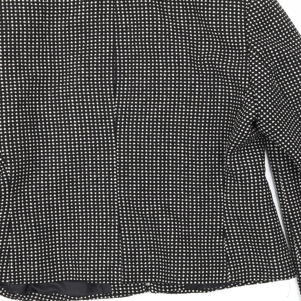 M&S Womens Black   Jacket Blazer Size 12