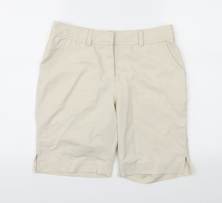 Callaway Womens Beige Cut-Off Shorts Size 8