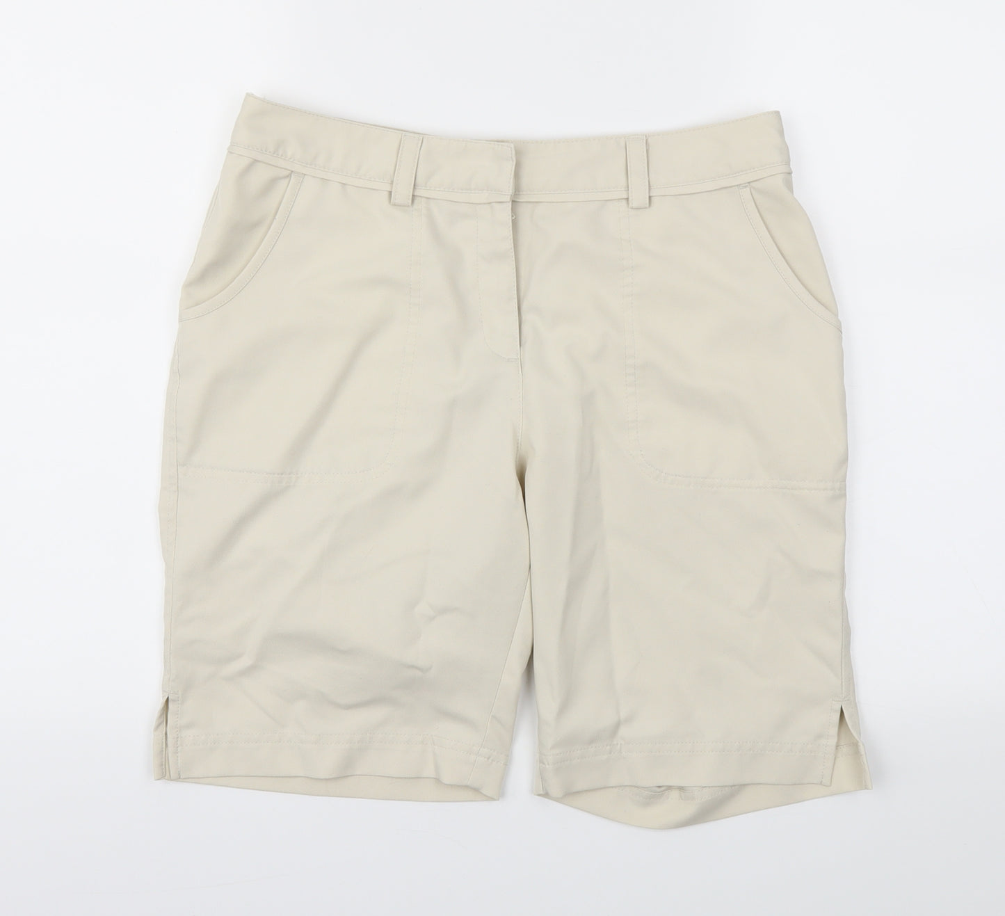 Callaway Womens Beige   Cut-Off Shorts Size 8