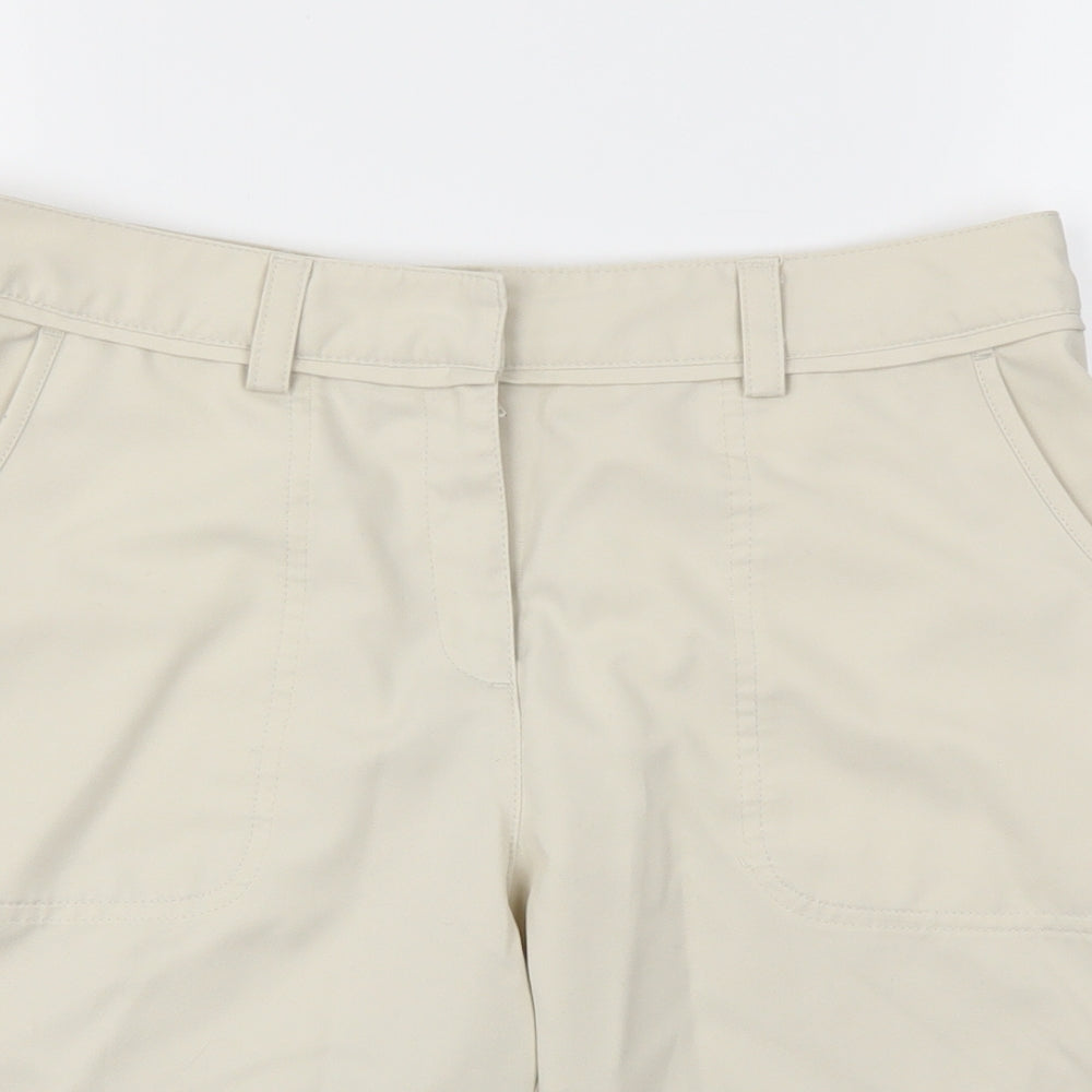 Callaway Womens Beige   Cut-Off Shorts Size 8