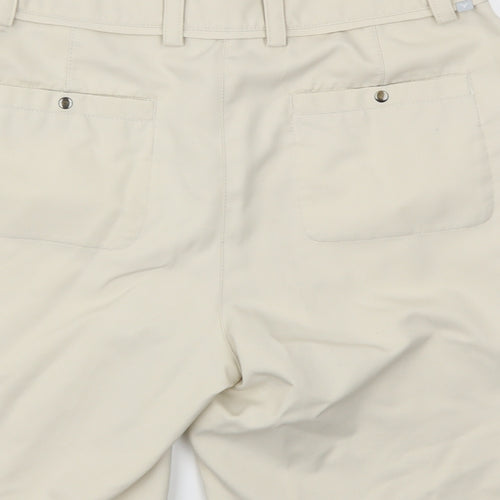 Callaway Womens Beige   Cut-Off Shorts Size 8