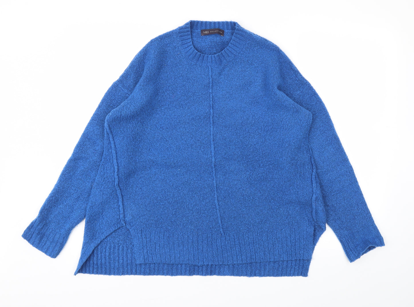 M&S Womens Blue   Pullover Jumper Size M