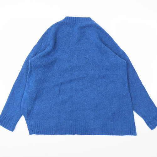 M&S Womens Blue   Pullover Jumper Size M