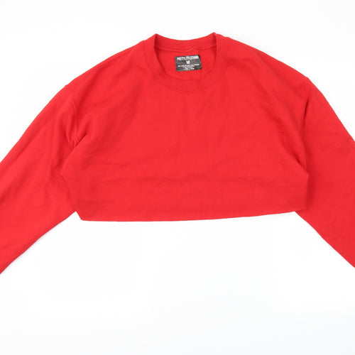 Pretty Little Thing  Womens Red   Pullover Jumper Size M