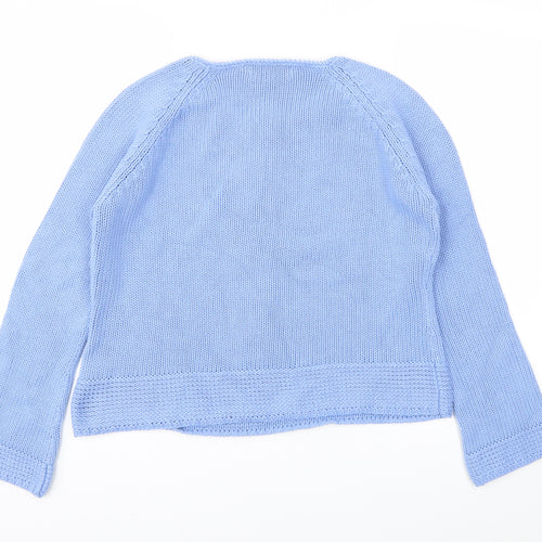 Style Womens Blue   Pullover Jumper Size M