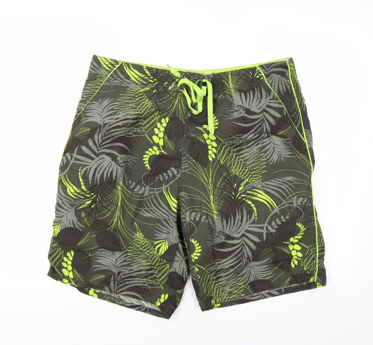 SACTIVE  Mens Brown Floral  Sweat Shorts Size 36 - Stretch waistband