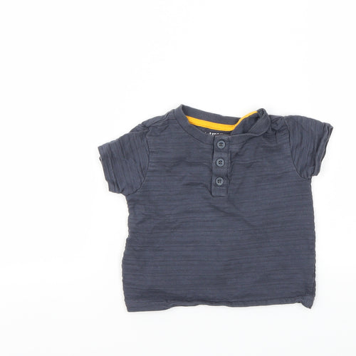 Nutmeg Boys Blue   Basic T-Shirt Size 9-12 Months