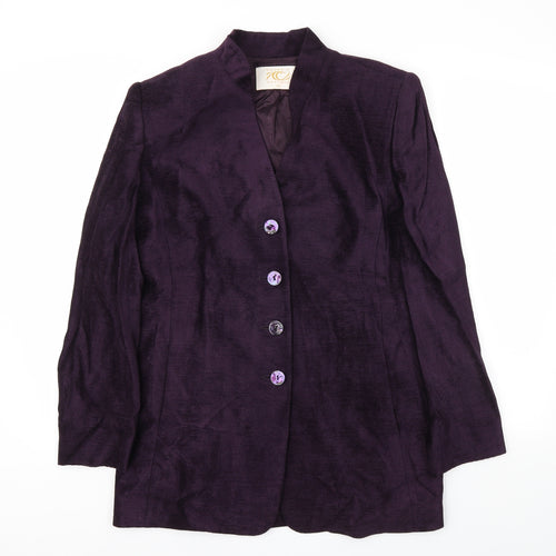 Country Casuals Womens Purple   Jacket Blazer Size 12