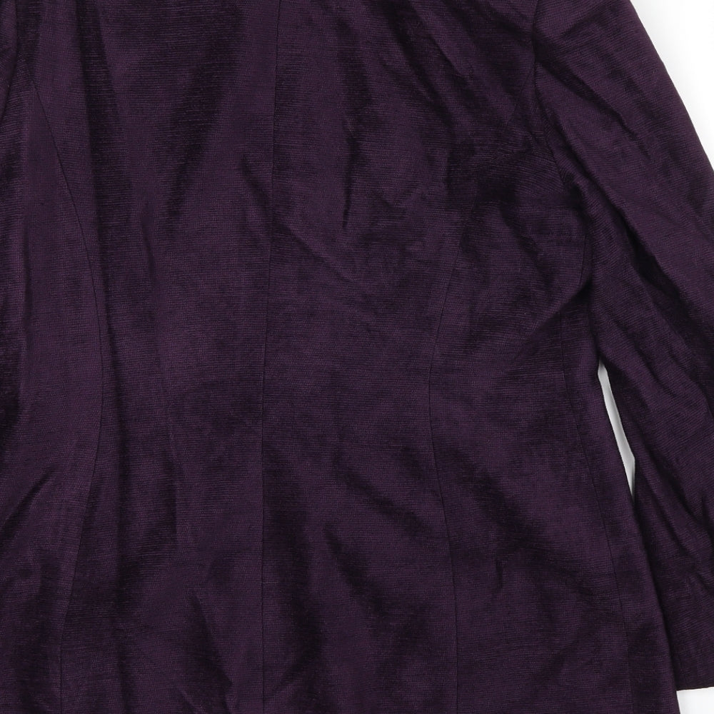 Country Casuals Womens Purple   Jacket Blazer Size 12