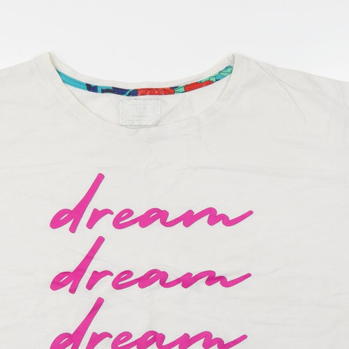 Matalan Womens White   Top Pyjama Top Size XL