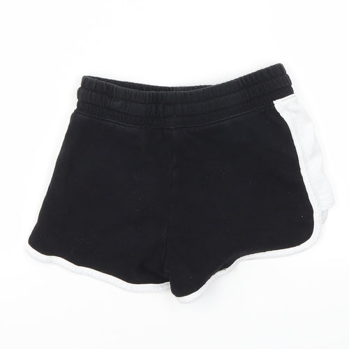 H&M Girls Black   Cut-Off Shorts Size 8-9 Years