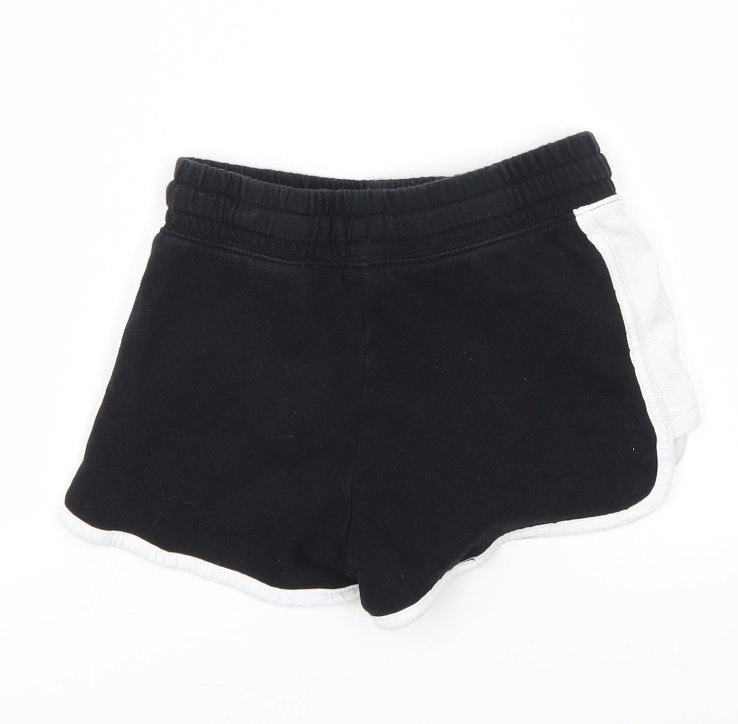 H&M Girls Black   Cut-Off Shorts Size 8-9 Years