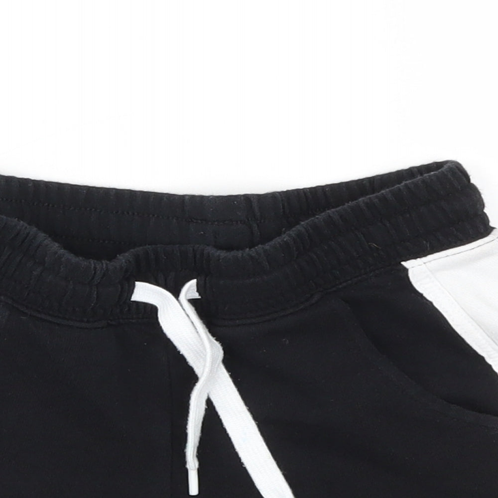H&M Girls Black   Cut-Off Shorts Size 8-9 Years