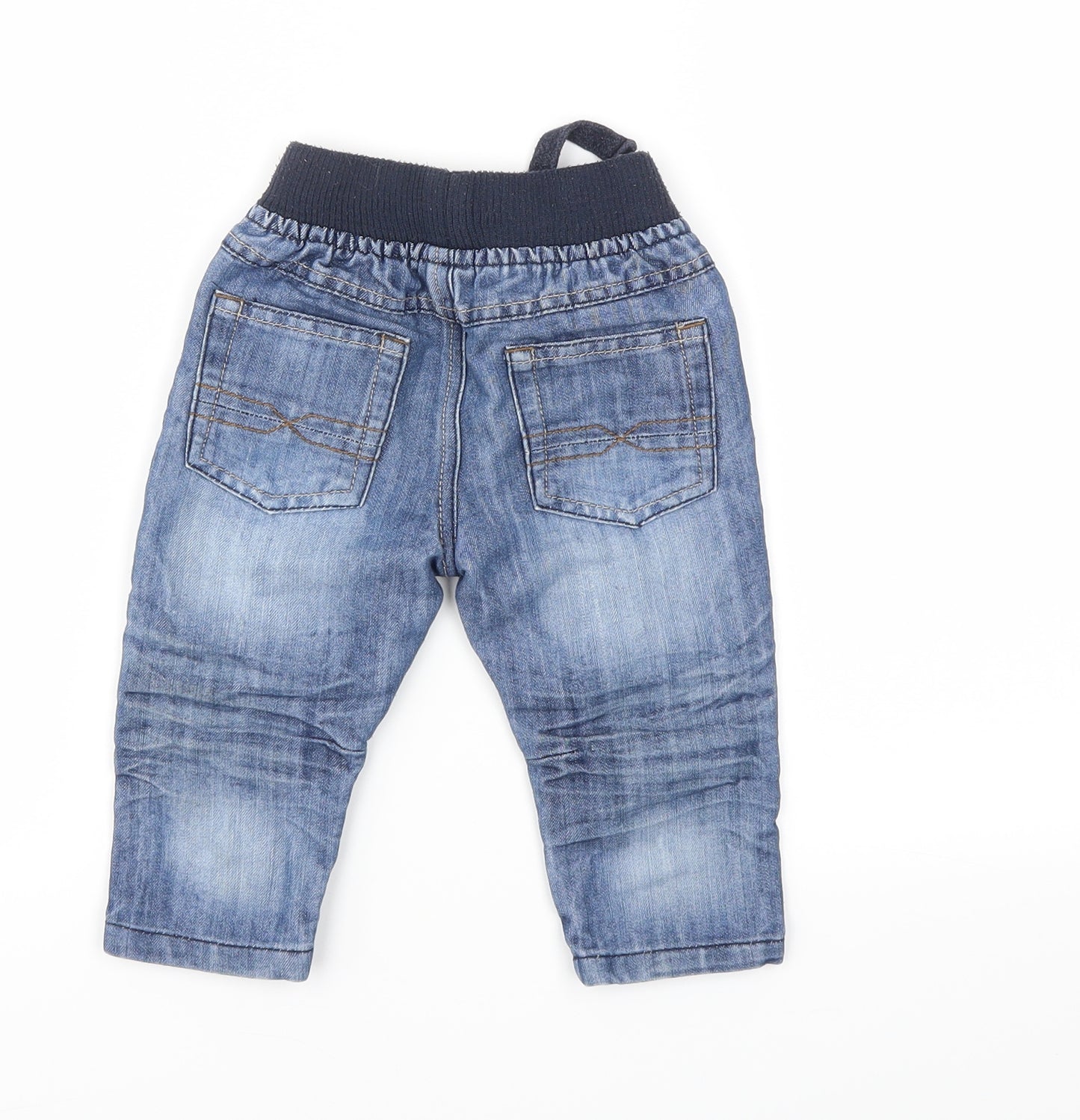 Matalan Baby Blue   Jogger Trousers Size 9-12 Months