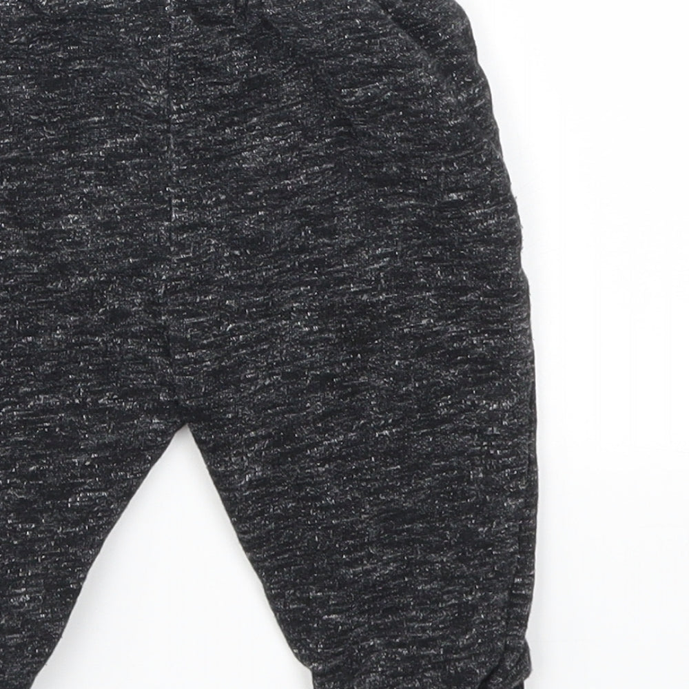 Nutmeg Boys Grey   Jogger Trousers Size 9-12 Months