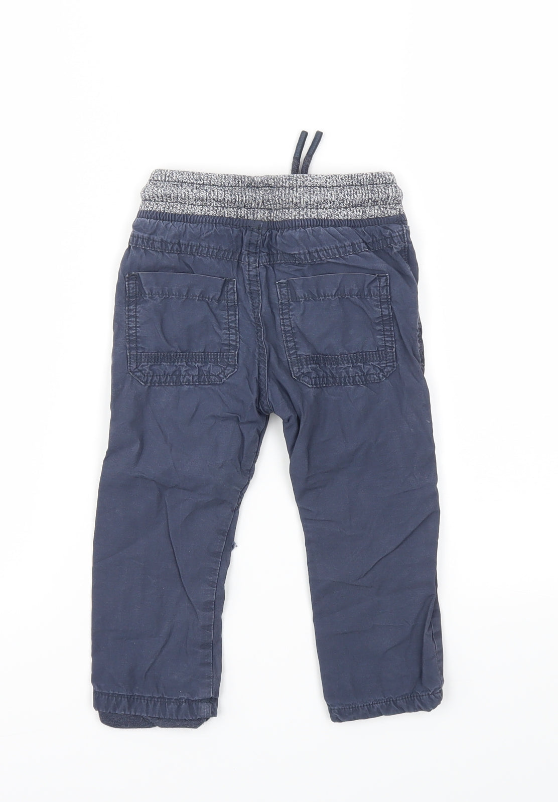 F&F Boys Blue   Jogger Trousers Size 12 Months