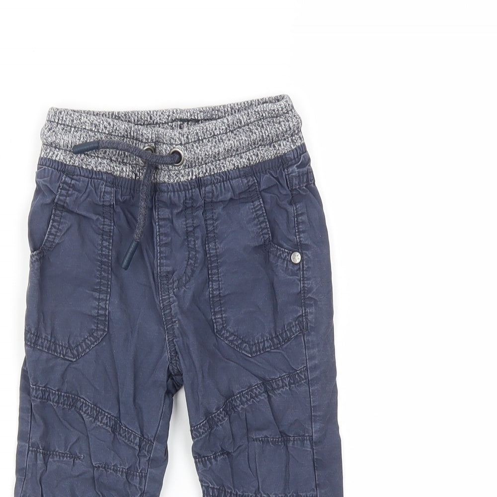 F&F Boys Blue   Jogger Trousers Size 12 Months