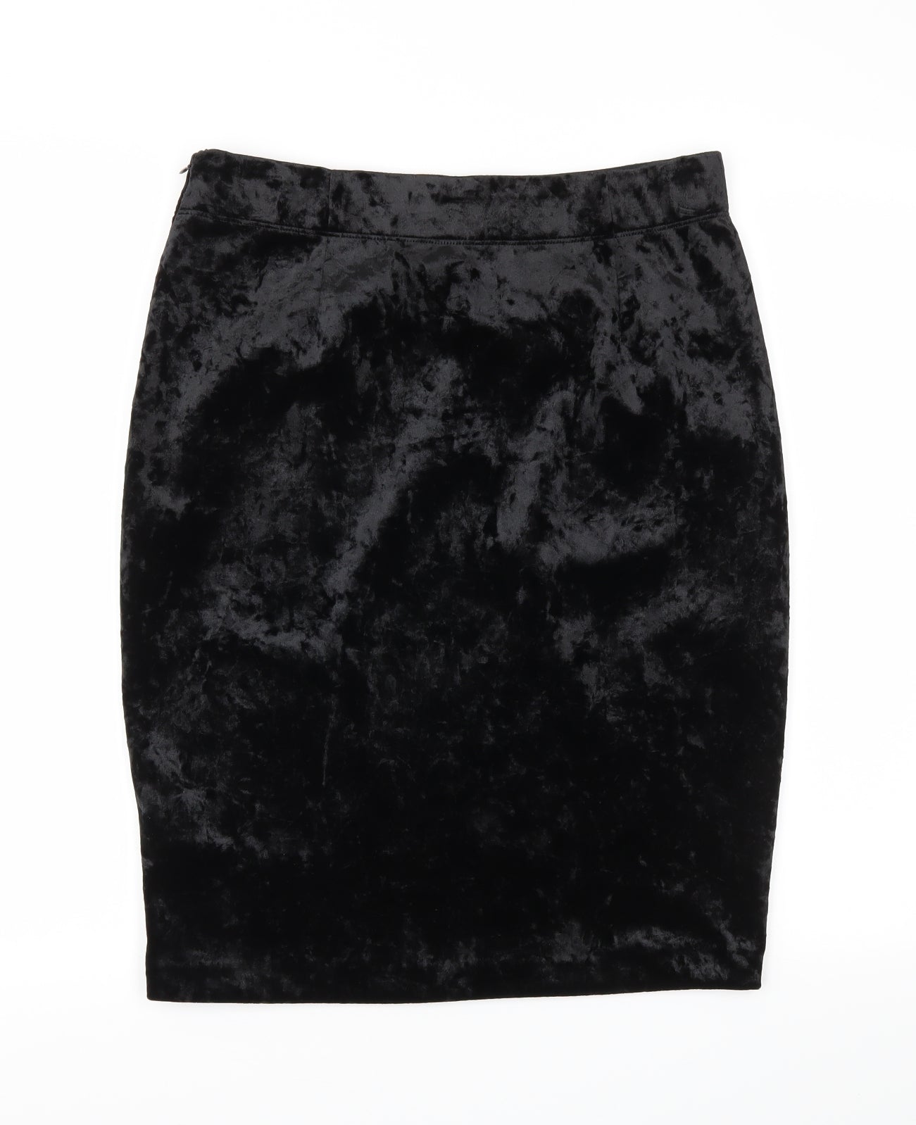 M&S Womens Black   A-Line Skirt Size 14