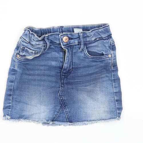 DENIM  Girls Blue   A-Line Skirt Size 5-6 Years