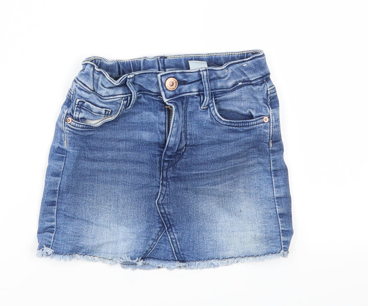 DENIM  Girls Blue   A-Line Skirt Size 5-6 Years