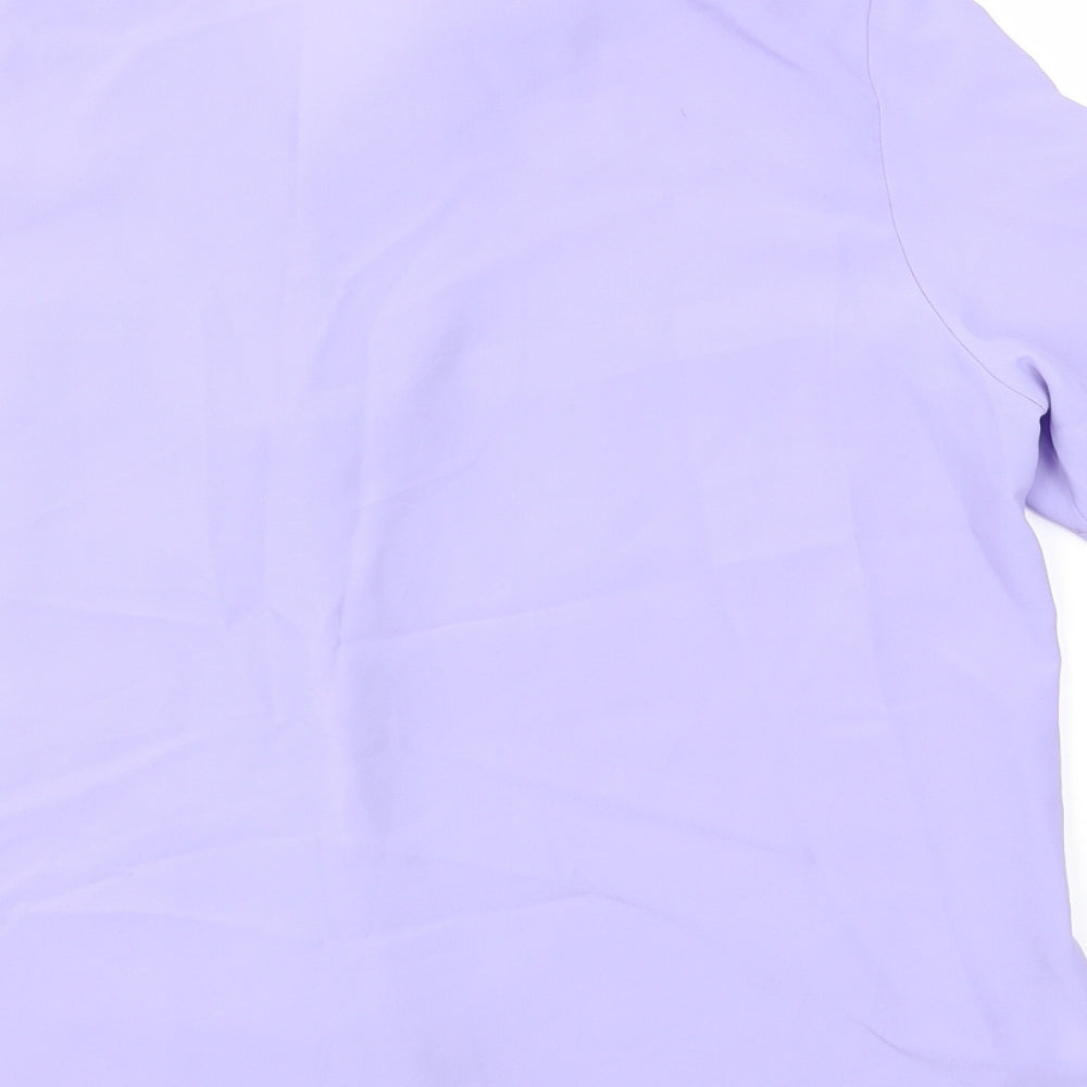 Bella moda Womens Purple   Basic T-Shirt Size 14
