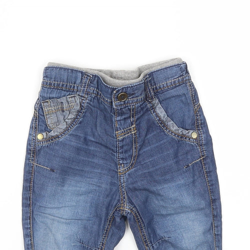 George  Blue   Capri Trousers Size 9-12 Months