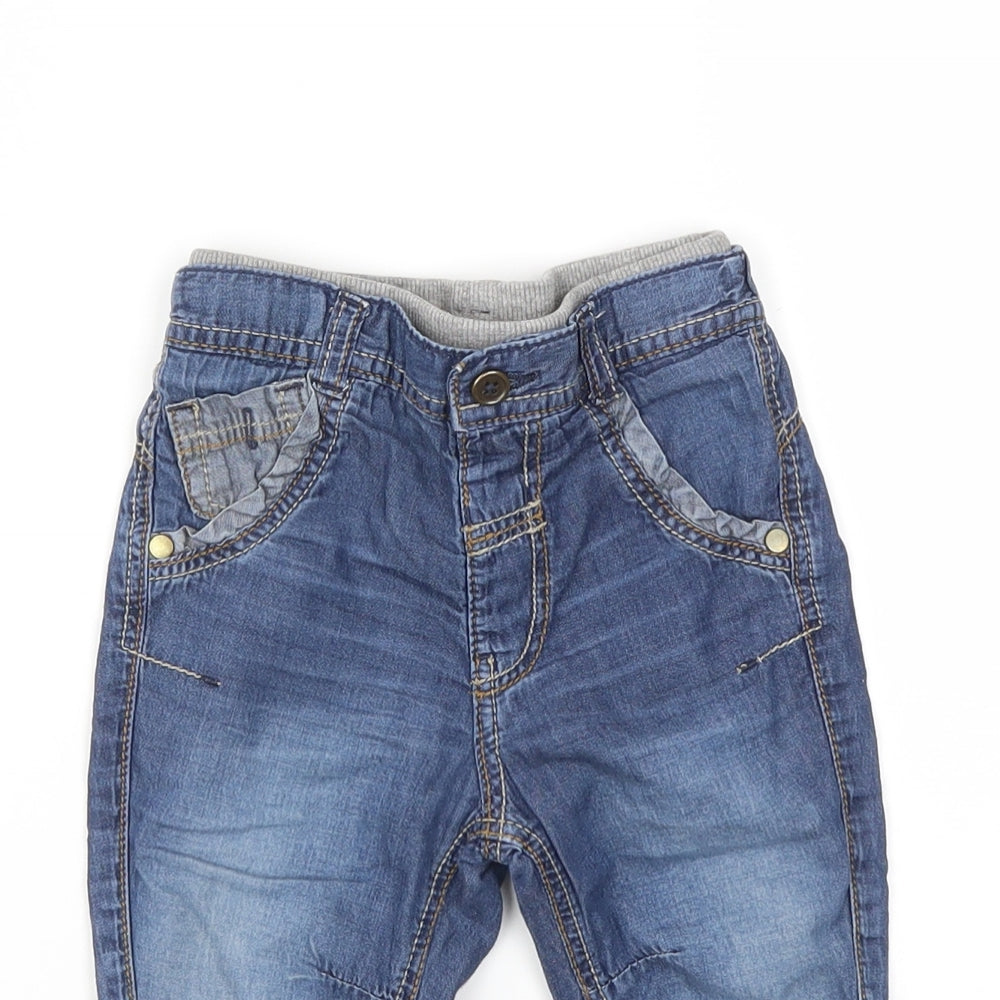 George  Blue   Capri Trousers Size 9-12 Months