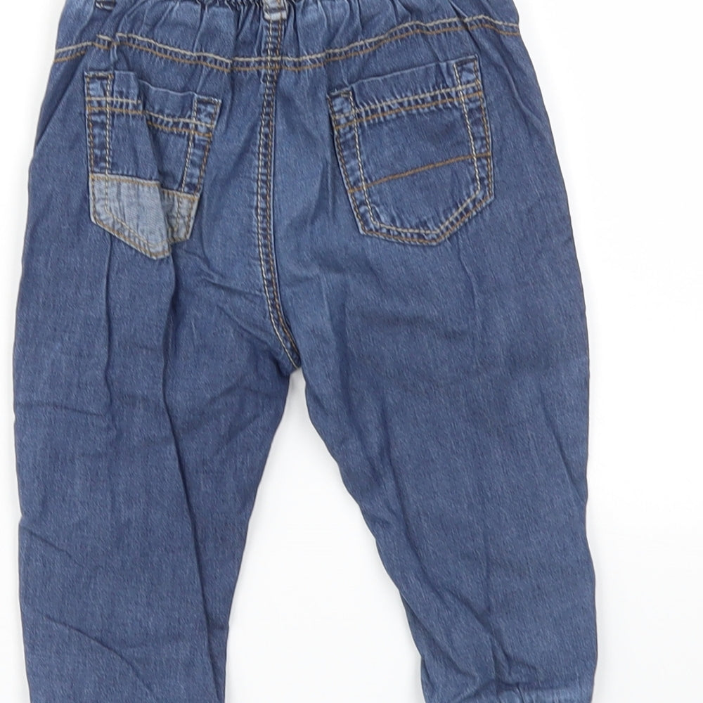 George  Blue   Capri Trousers Size 9-12 Months